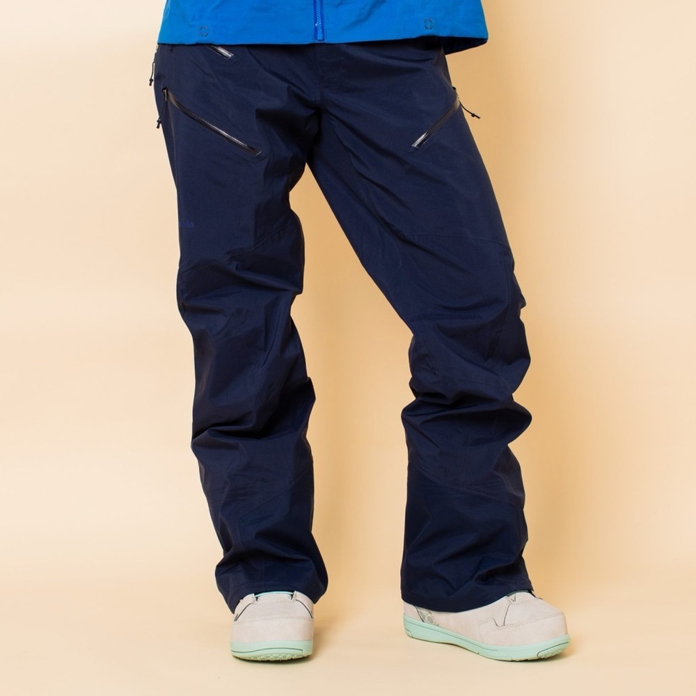 Patagonia‎ PowSlayer Gore Tex Ski Snow Pants Waterproof Shell Navy Large NWT